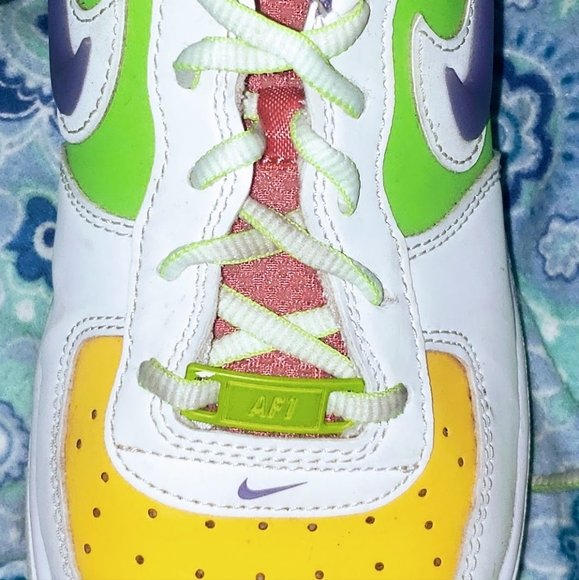 NIKE AIR FORCE 1 6.5Y = WOMEN'S 7.5-8 SPACE PURPLE - Picture 10 of 14